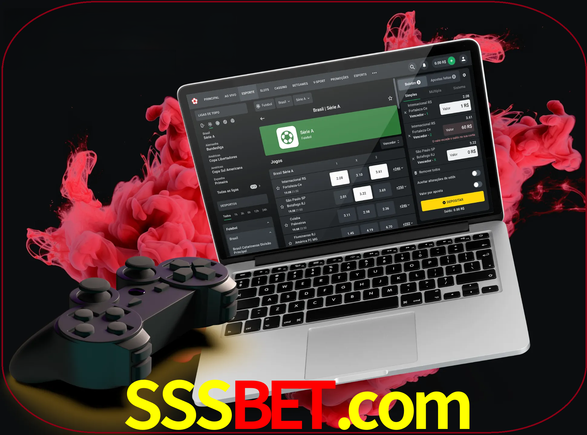 Visite a secção especial de jogos de vídeo em sssbet para descobrir em que jogos pode apostar e ganhar muito dinheiro.