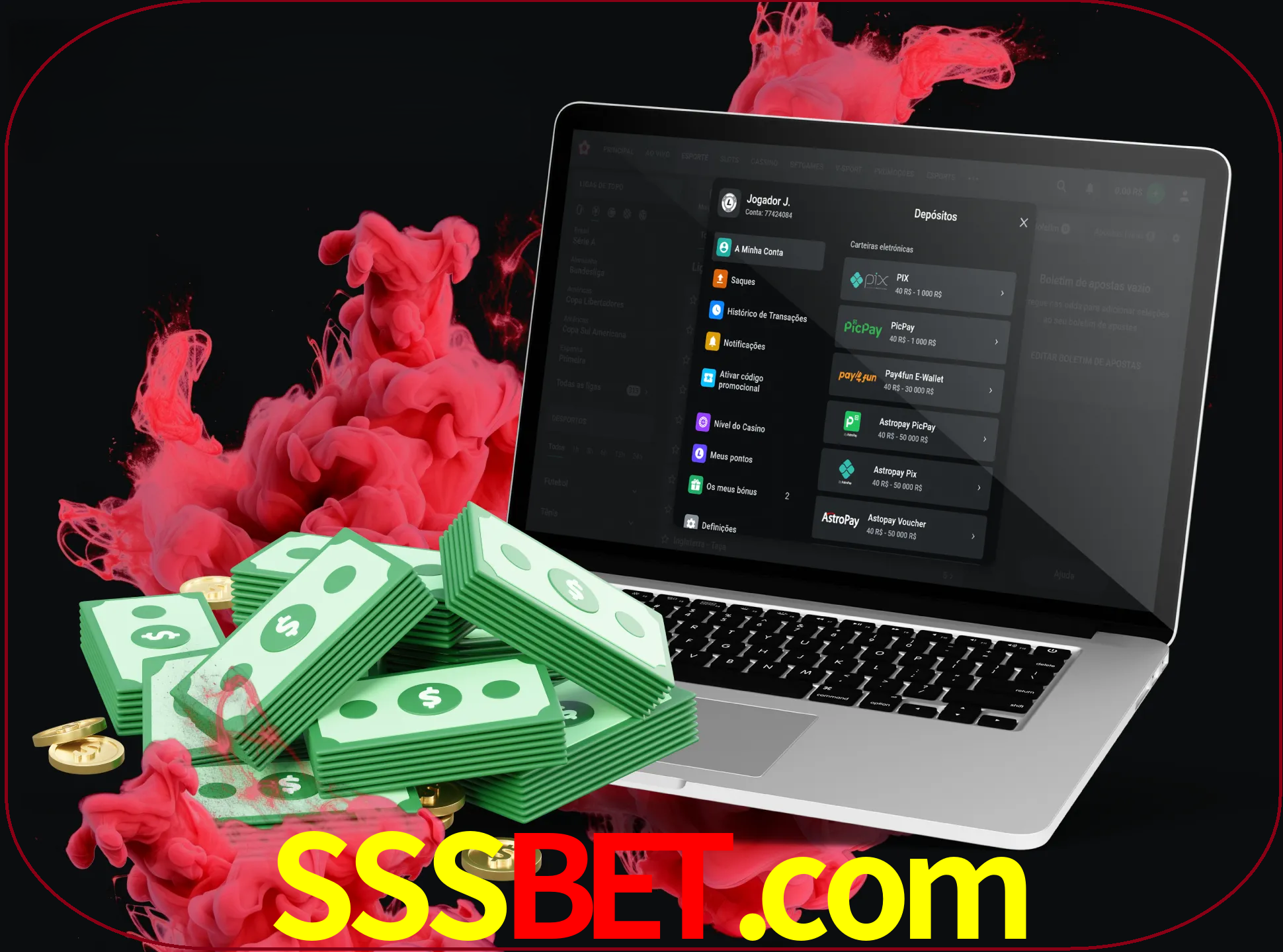 Para efetuar um depósito na sua conta sssbet, basta escolher o método de depósito e especificar o montante.