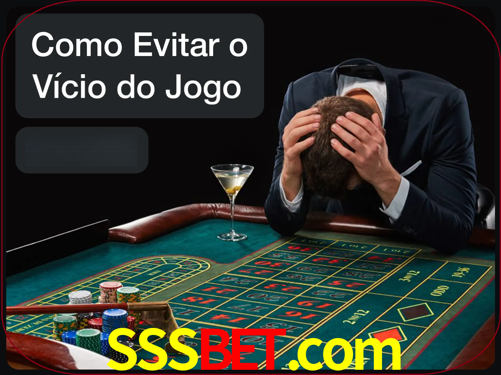Você é responsável por cada uma de suas apostas.